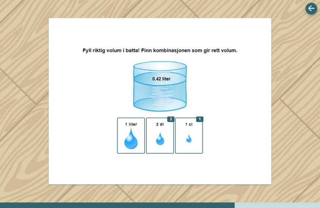 Annen oppgave for volumberegning