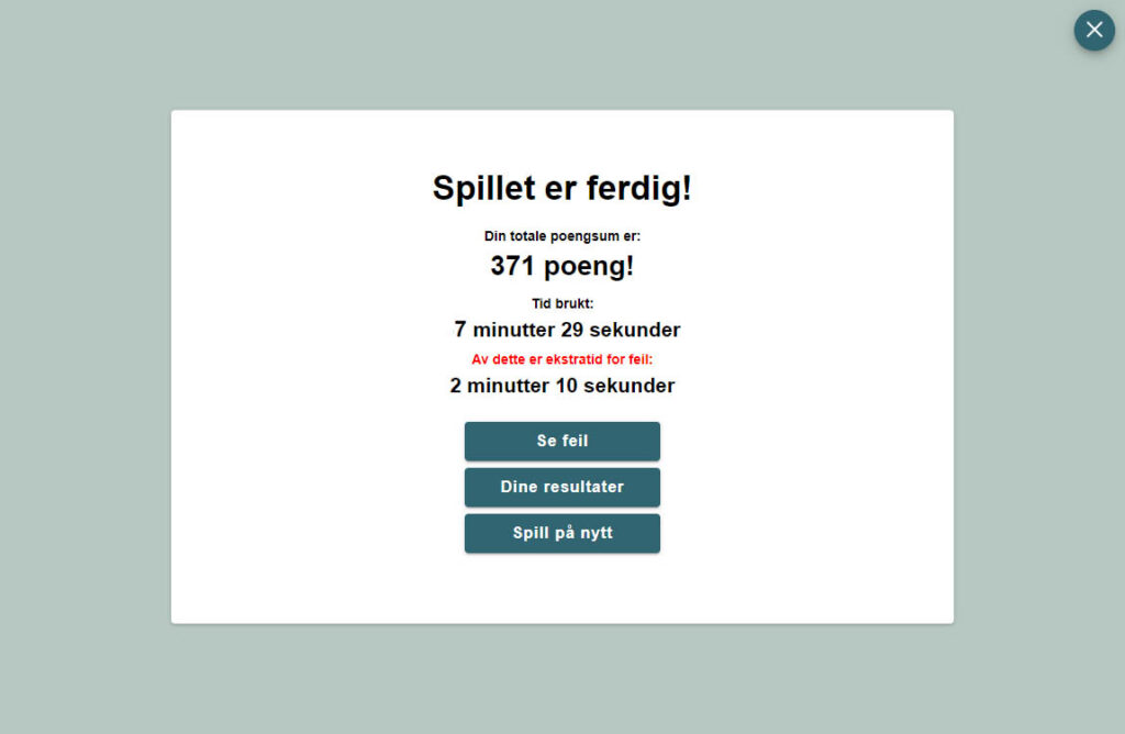 Status og poenggivning