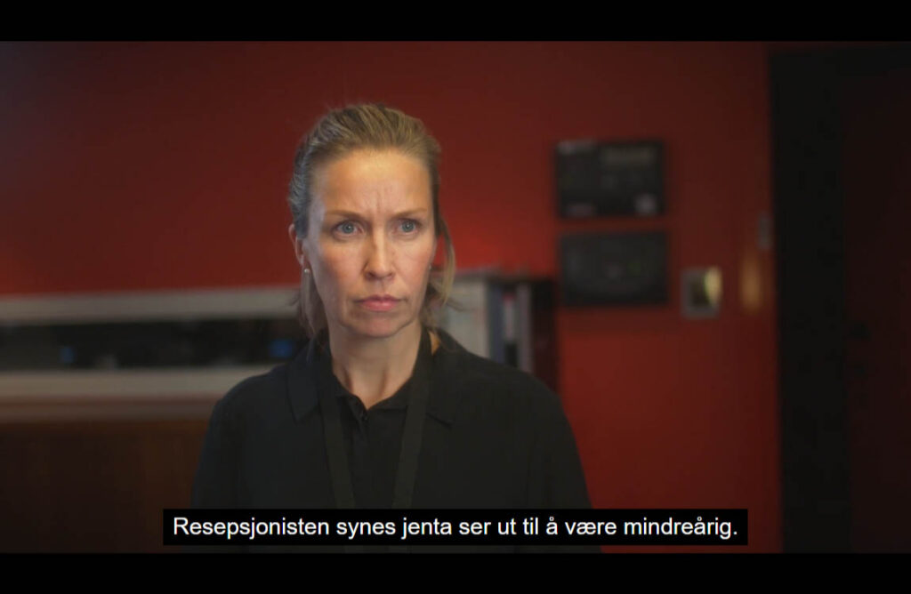 Videoklipp i interaktiv øvelse