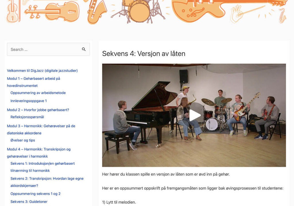 Eksempel fra DigJazz