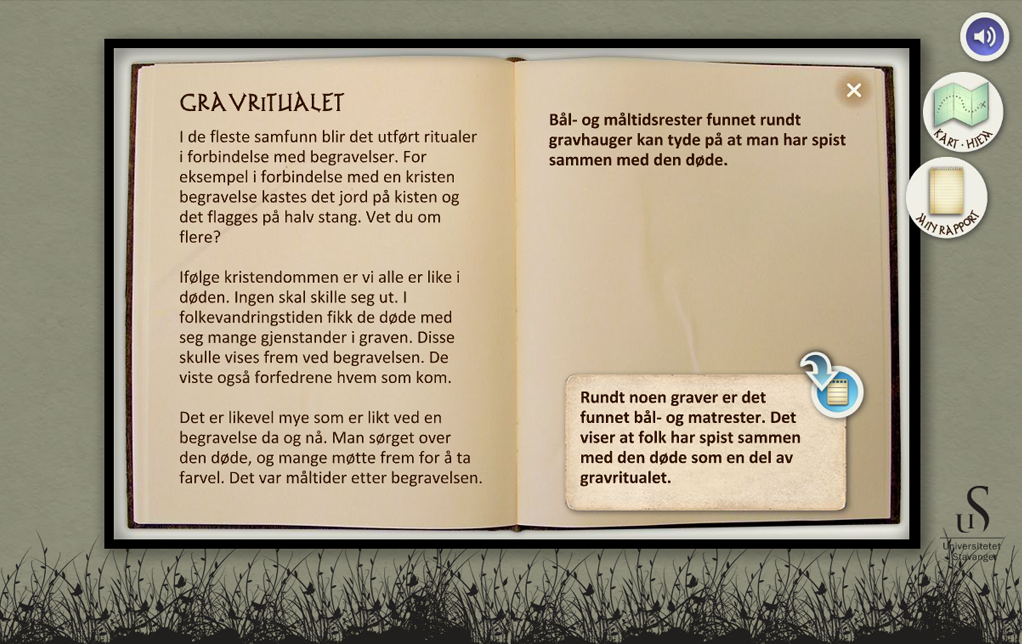 Mer informasjon om gravritualet