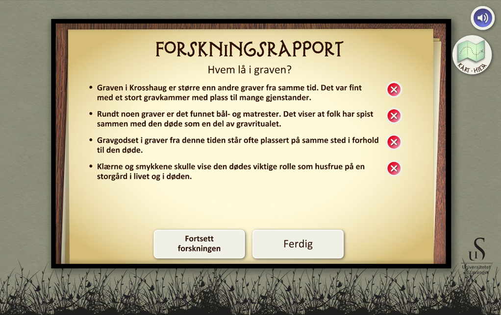 Forskningsrapport med innsamlede data
