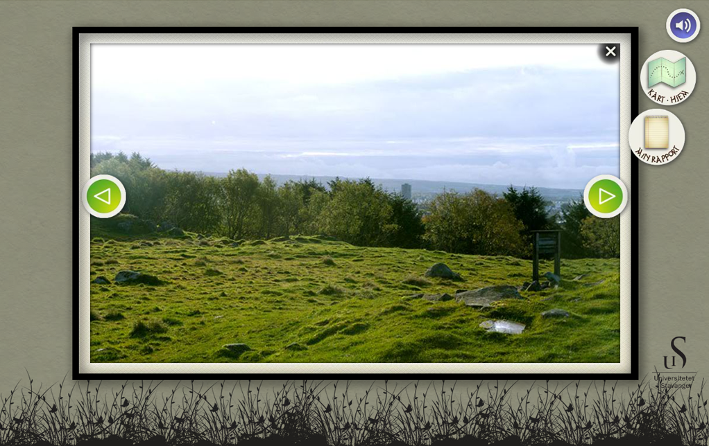 Panoramabilder fra gravstedet