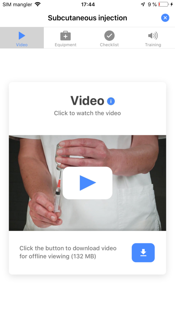 Prosedyrevideo