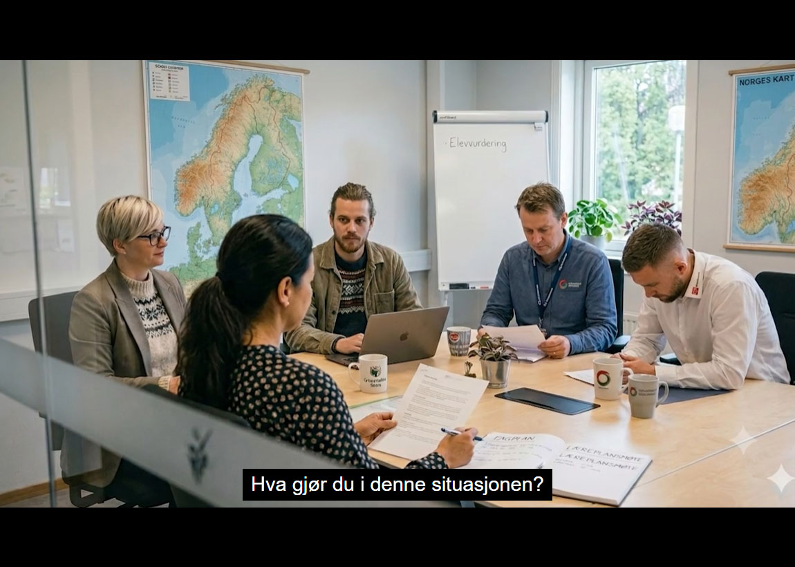 Bilde fra case i spesialpedagogikk