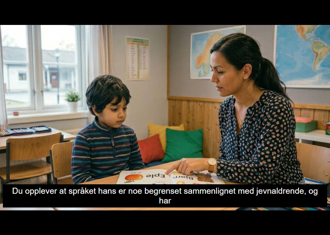 Bilde fra case i spesialpedagogikk