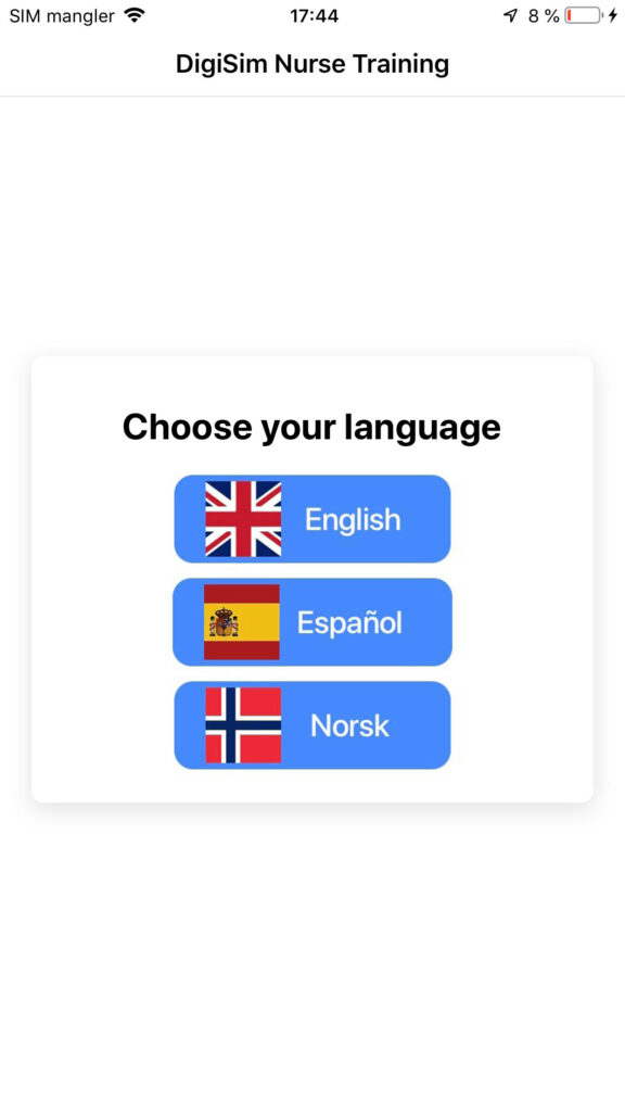 Valg av språk