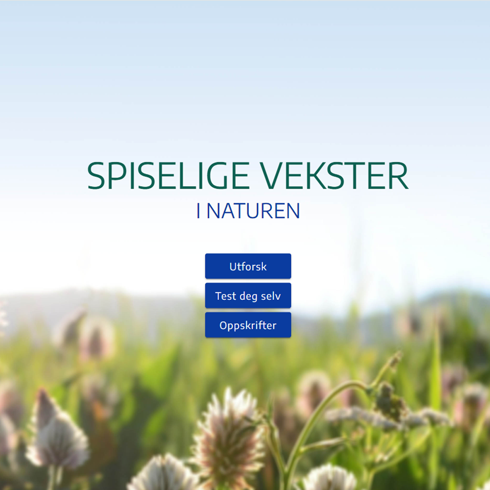 Spiselige vekster forside